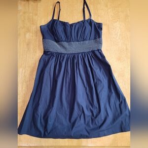 B. SMART navy blue y2k mini dress